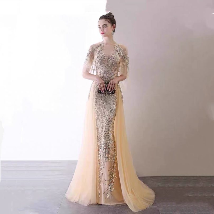 Women's Fashion Heavy Party Evening Dress - Image 5